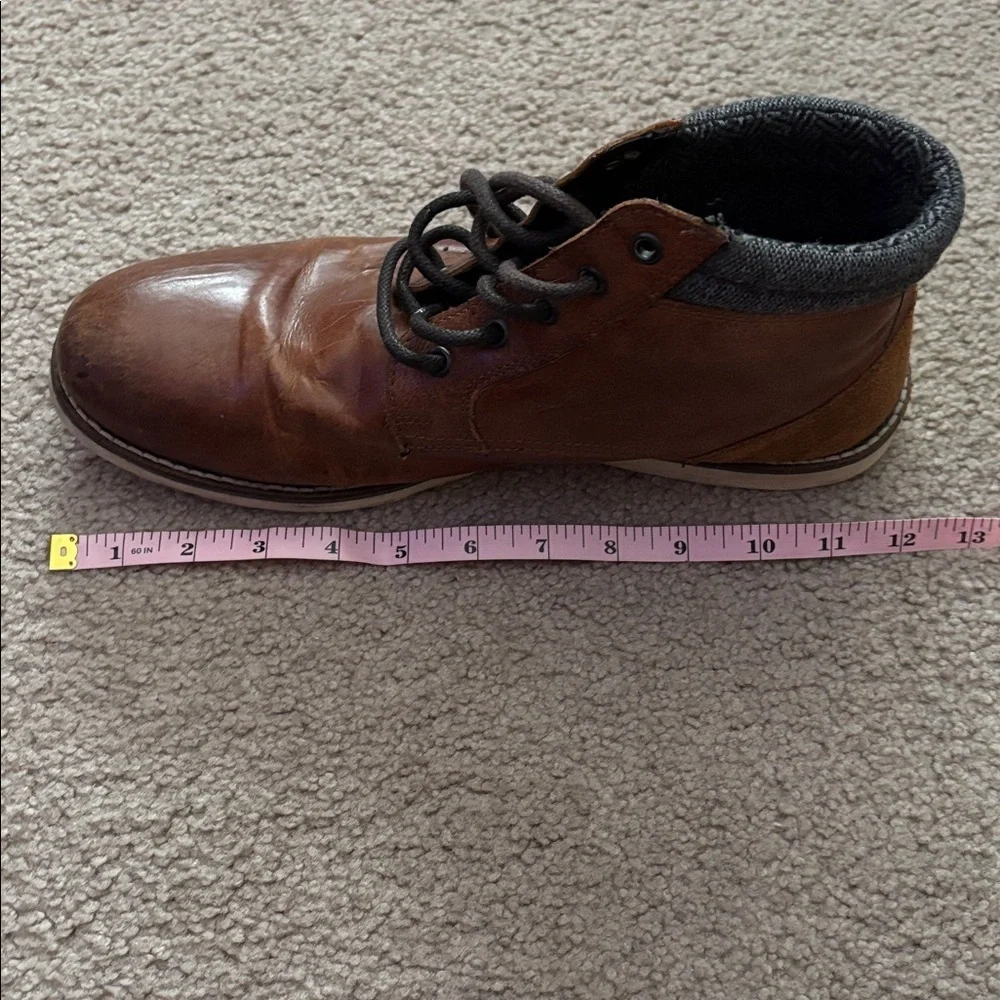 Crevo Javier Chestnut Leather Boots size 10.5